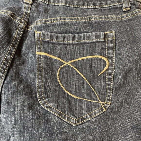 Chicos Platinum Charm MR Blue Denim Jeans Bootcut Size 1 Regular Woman’s - Picture 7 of 8